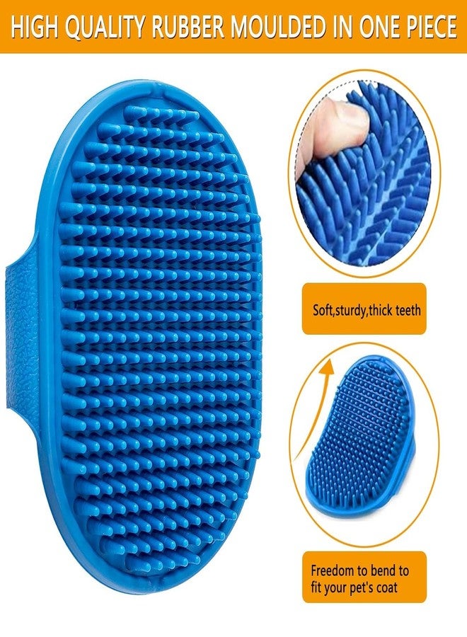 Agirav Pet Grooming Kit, Self-Cleaning Brush Shedding Kit with Nail Clipper, Flea Comb, Shampoo Bath Brush(Pack of 5) - Image 3